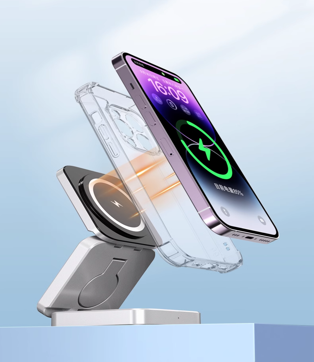 3-in-1 Magnetic Wireless Fast Charger