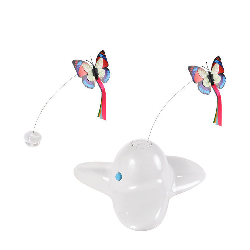 Rotating Butterfly Cat Toy