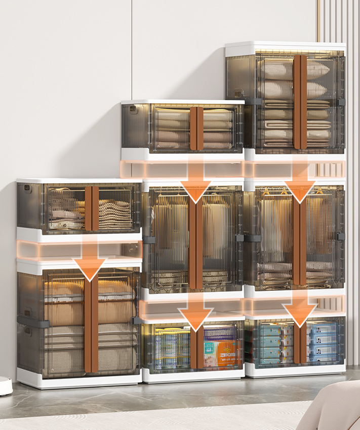 Foldable & Stackable Cabinet