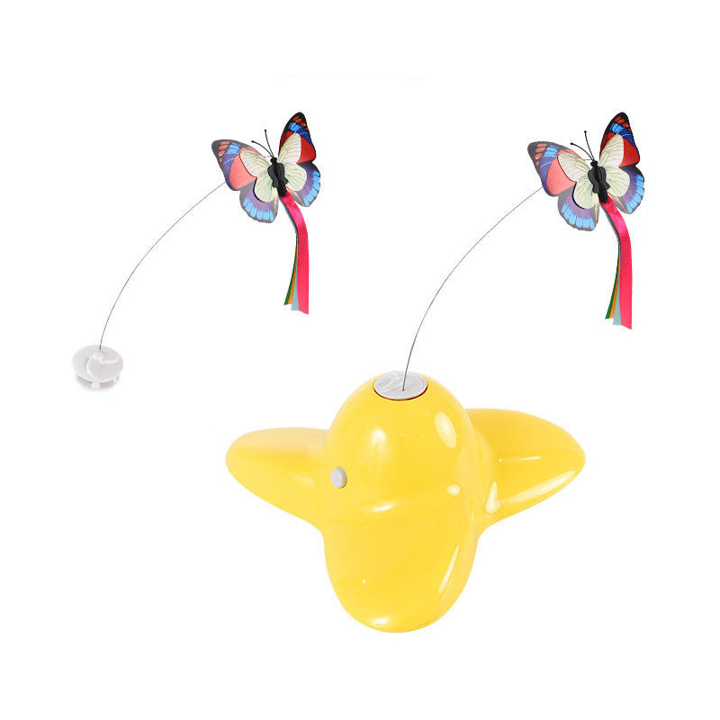 Rotating Butterfly Cat Toy