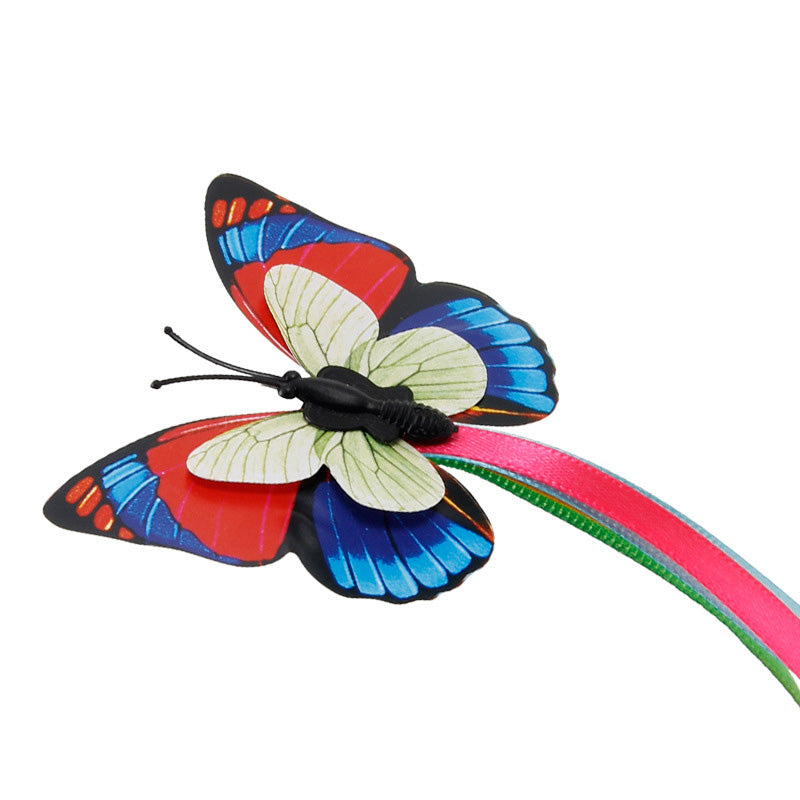 Rotating Butterfly Cat Toy