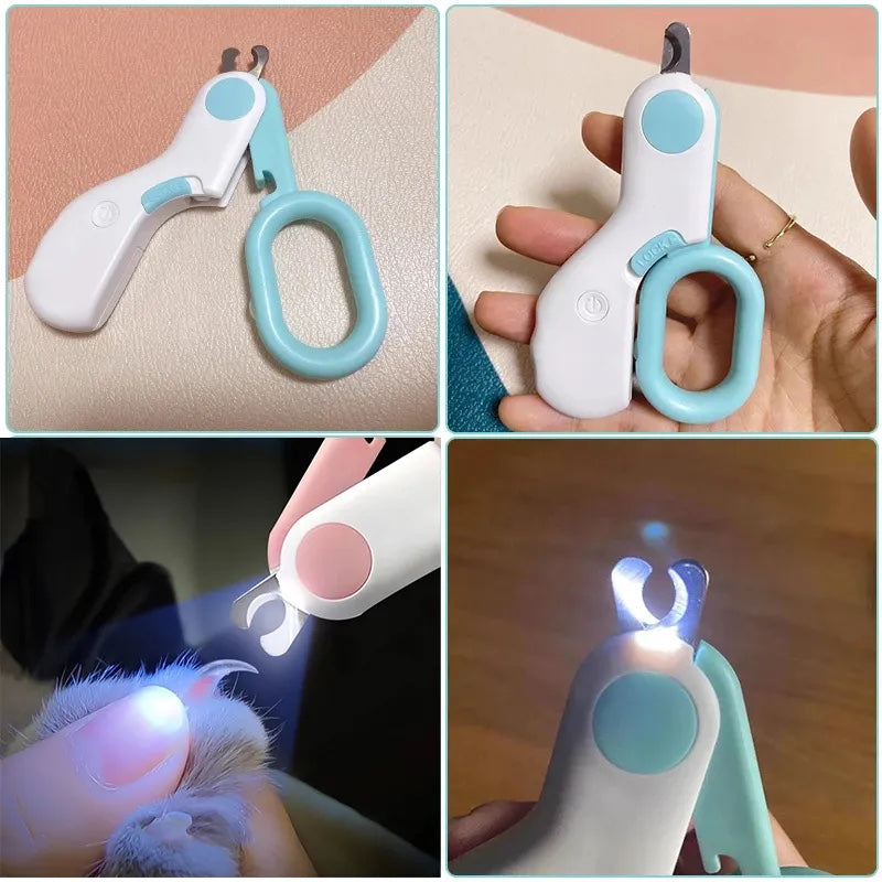 Pet Nail Clipper with LED Light