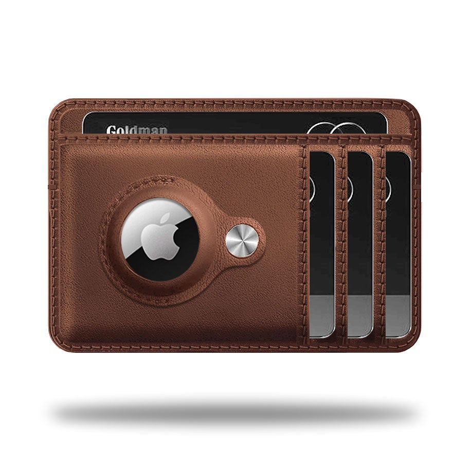 Airtag Trackable Card Holder Wallet